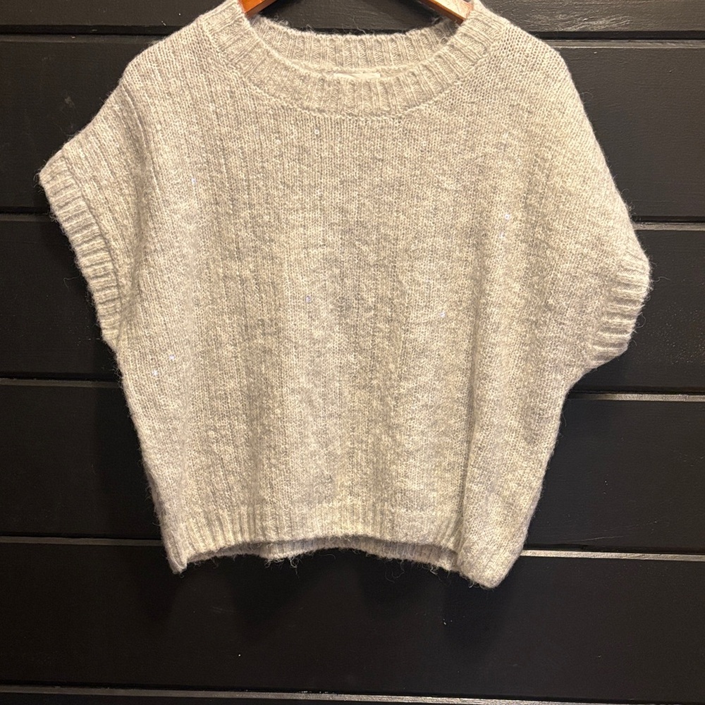 Blu Pepper Light Gray Women's Sweater